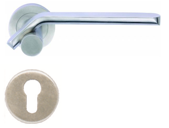 Stainless Steel 304 investment casting lever handle Alça de alavanca de fundição de investimento em aço inoxidável 304