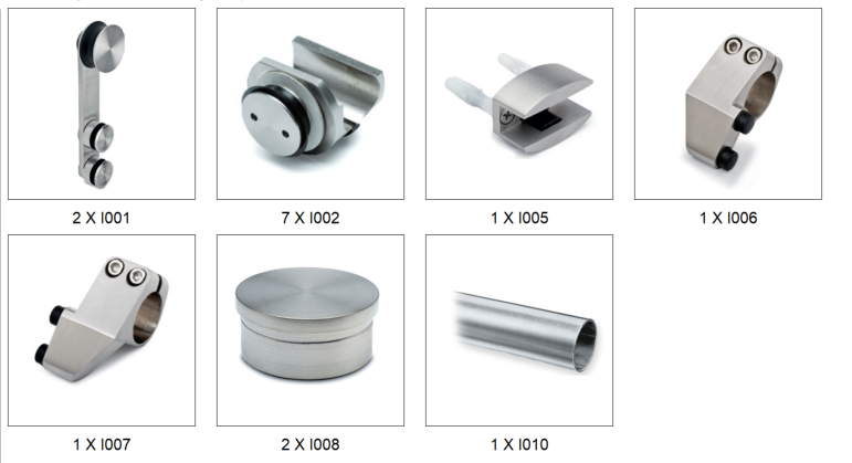 hafele sliding glass door fittings acessórios para portas de vidro deslizantes hafele
