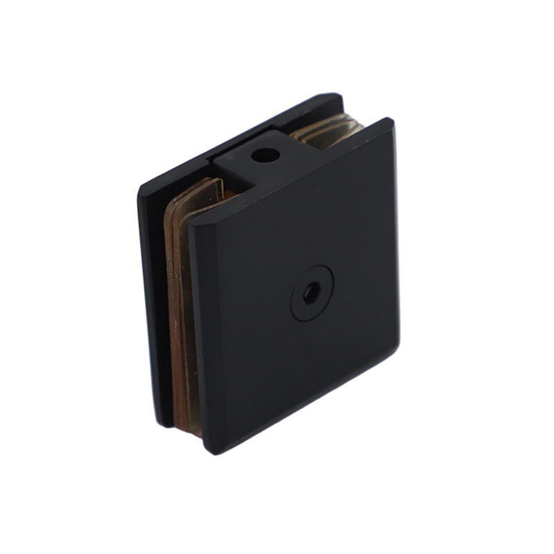 Braçadeira de chuveiro com placa traseira deslocada para montagem em parede de latão sólido / braçadeira de vidro SC302-MB 