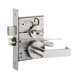 American ANSI/BHMA A156.13 UL listado Mortise Lockset B313-B Entrada Mortise Lock com alavanca de trava cilindro de acabamento e polegar