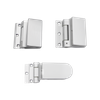 Dobradiça de porta de vidro de alumínio com armação de articulação F106-CP