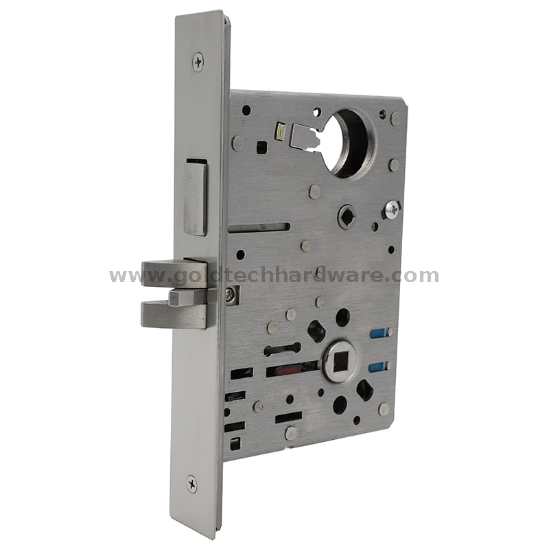 American ANSI/BHMA A156.13 UL listado Mortise Lockset B313-B Dormitório Mortise Lock com alavanca de fechadura cilindro de acabamento e polegar
