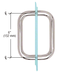 Acessório de hardware para porta de vidro puxador tubular traseiro para porta de chuveiro