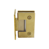 Dobradiça de porta de chuveiro com placa traseira completa de latão sólido de 90 graus para montagem em parede SH302-PBM