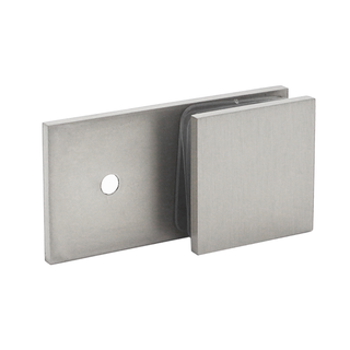 Braçadeira de chuveiro de placa traseira deslocada de montagem em parede de latão sólido de 180 graus / braçadeira de vidro SC503