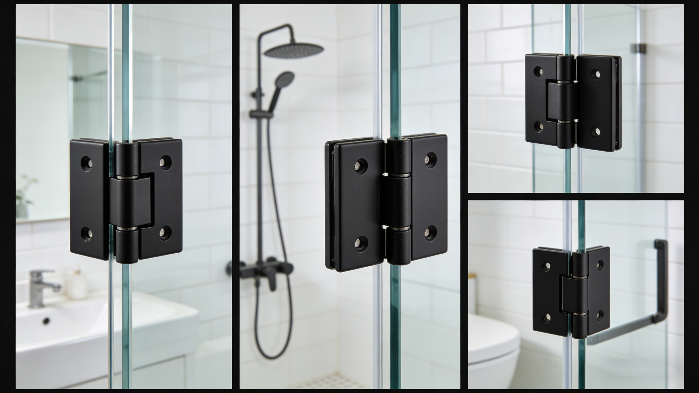 Como ajustar uma dobradiça de chuveiro de fechamento positivo？