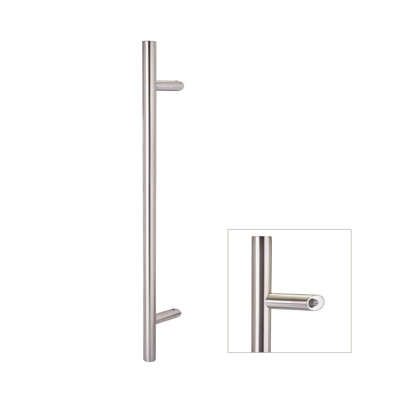 Maçaneta da porta push pull de vidro de celeiro de aço inoxidável de qualidade comercial de alta qualidade